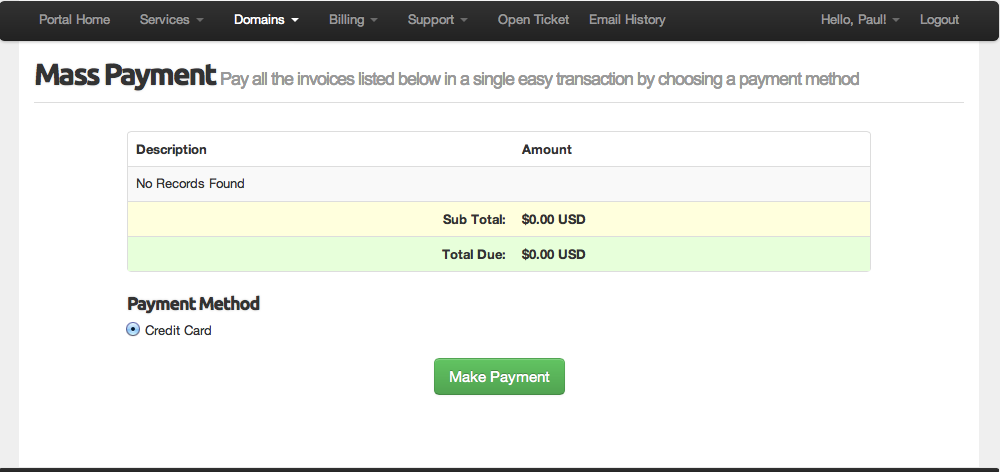 Mass payment align=